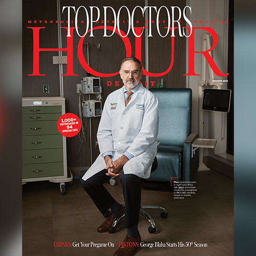 Karmanos Multiple Myeloma Expert Graces Hour Detroit’s 2025 Top Docs Cover, List Includes Over 80 Karmanos Physicians